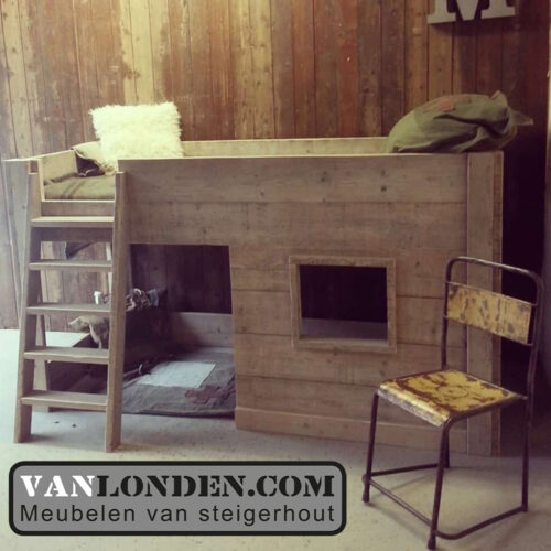 Steigerhouten hoogslaper Annemijn (Steigerhouten hoogslapers) Steigerhouten hoogslaper Annemijn (Steigerhouten hoogslapers)